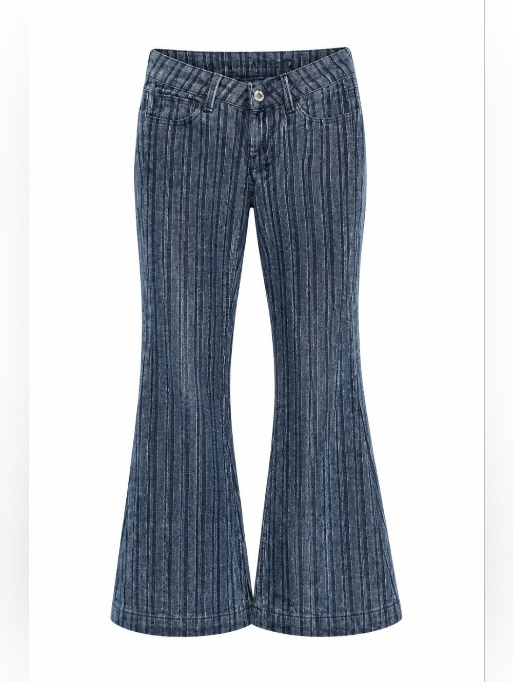 Grace in LA Kids Blue Striped Jeans NWT Size 12